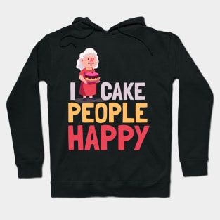 Funny and cute pastry cake grandma design for baking lovers Hoodie